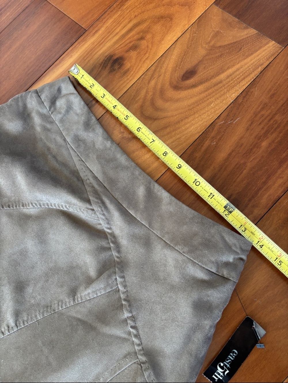 NWT faux suede skirt - Picture 8 of 11